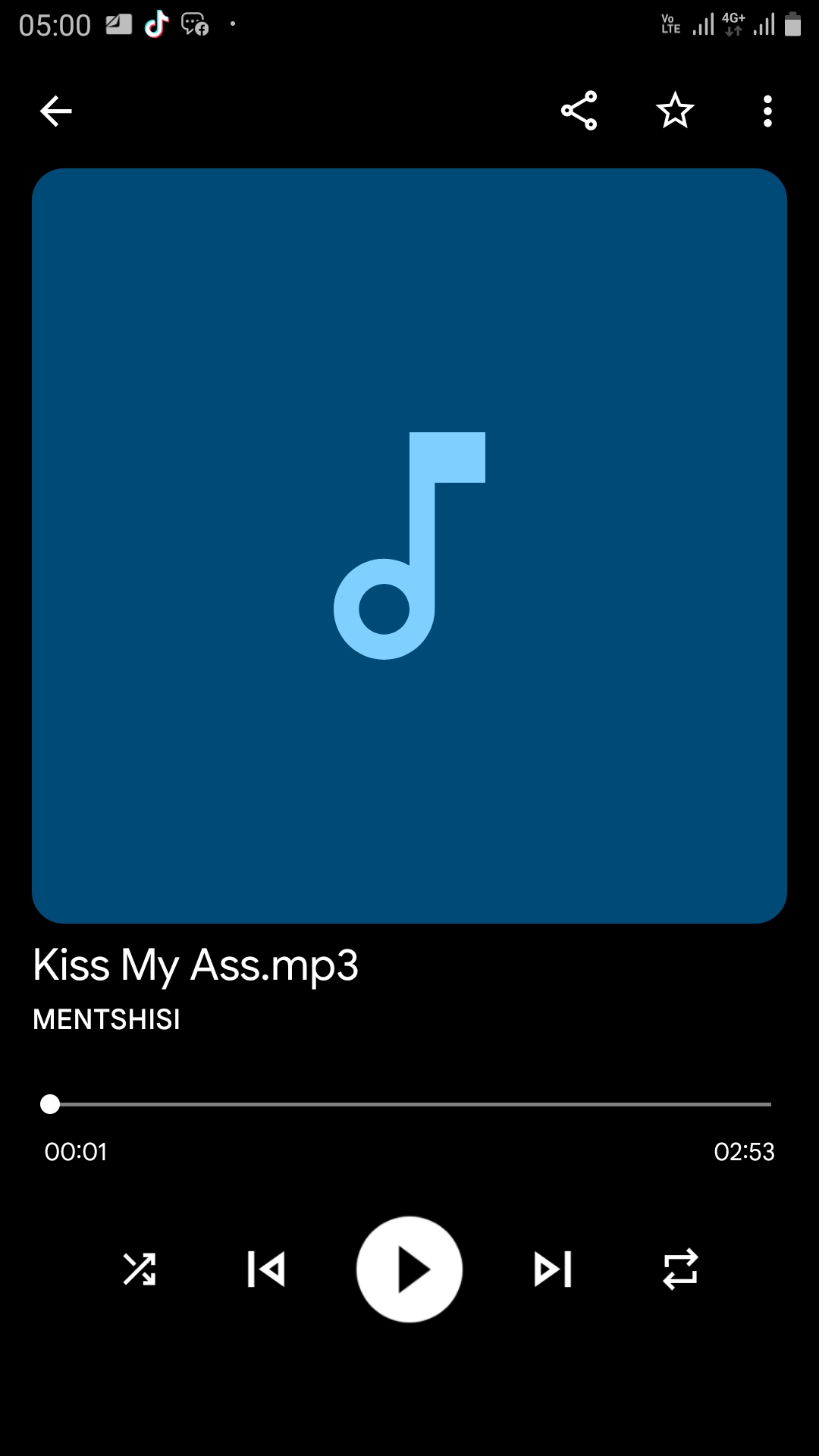 Kiss my ass - Mentshisi